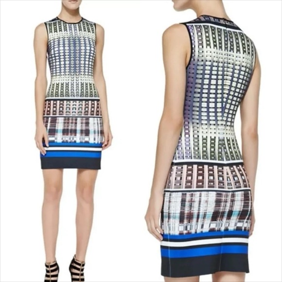 NWT Clover Canyon Donegal Printed Body-Con Dress Size S Retail $268 - Picture 2 of 5